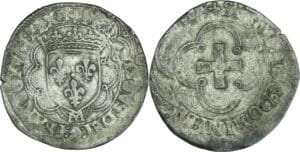 France - François 1er (1515-1547) - Douzain à la croisette - 1er type - Toulouse