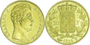 France - Charles X (1824-1830) - 20 francs 1828 T (Nantes)