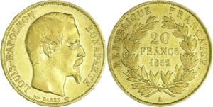 France - Louis Napoléon Bonaparte (1848-1852) - 20 francs 1852 A (Paris)
