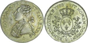 France - Louis XVI (1774-1792) - 1/5 d'écu aux branches d’olivier - 1788 H (La Rochelle)