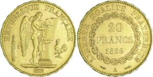 France - Troisième république (1871-1940) - 20 francs Génie 1896 A (Paris)