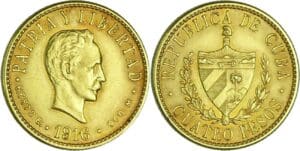 Cuba - 4 pesos 1916