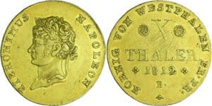 Allemagne - Royaume de Westphalie - Jérome Napléon - X thaler 1812 B (Brunswick)