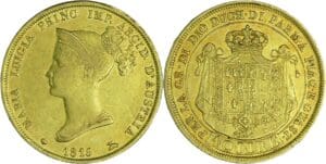 Italie - Duché de Parme - Marie-Louise - 40 lire 1815 (Milan)