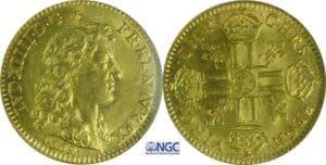 France - Louis XIV (1643-1715) - Louis d’or au buste juvénile, tête laurée - 1669 A (Paris)