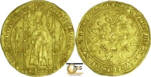 France - Jean II le Bon (1350-1364) - Royal d'or - 2ème émission (15 avril 1359)