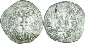 France - Jean II le Bon (1350-1364) - Gros à la queue - 5ème émission (9 novembre 1355)