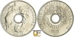 France - Troisième république (1871-1940) - Essai 25 centimes concours de Coudray 1913