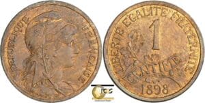 France - Troisième république (1871-1940) - Essai 1 centime Daniel-Dupuis, 1898