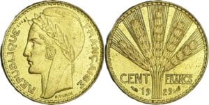 France - Troisième république (1871-1940) - Essai concours de 100 Francs Turin 1929
