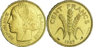 France - Troisième république (1871-1940) - Essai concours de 100 Francs Yencesse 1929