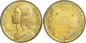 France - Cinquième république (1959- ) - Essai 5 centimes 1966