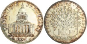 France - Cinquième république (1959- ) - Essai 100 francs Panthéon 1982