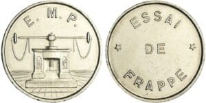 France - Cinquième république (1959- ) - Essai de frappe (10 francs République) ND (1986)