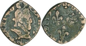 France - Henri IV (1589-1610) - Double tournois de Navarre - 1594 (Saint-Palais)
