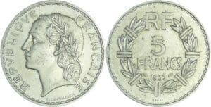 France - Troisième république (1871-1940) - Essai 5 francs Lavrillier 1933