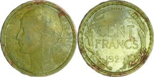France - Troisième république (1871-1940) - Essai concours de 100 Francs Morlon 1929