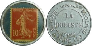 France - Timbre monnaie 10 ctes "La robuste"