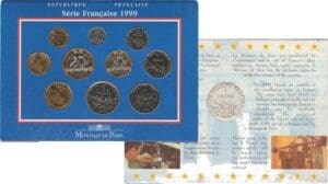 France - Livret BU 1999 (10 monnaies)