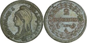 France - Directoire (1795-1799) - 2 décimes Dupré - An 4 A (Paris)