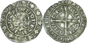 Flandre - Louis II de Male - Gros au lion