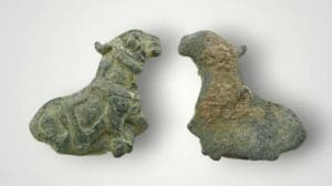 Proche Orient - Statuette d'ovin en pierre - 1000 av. J.-C.
