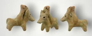 Moyen orient, Sémite ou Hittite - Cavalier sur une monture (Terracotta toy) - 2ème mill av. J.C.