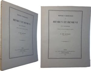Histoire Numismatique de Henri V et Henri VI par F. De Saulcy - 1878