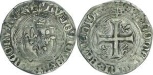 France - Louis XII (1498-1514) - Grand blanc à la couronne (25 avril 1498) - Lyon