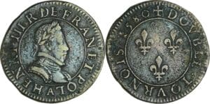 France - Henri III (1574-1589) - Double tournois - 1580 A (Paris)