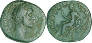 Antonin le Pieux - Sesterce - (156-157, Rome)