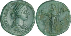 Lucille - Sesterce (166-169, Rome)