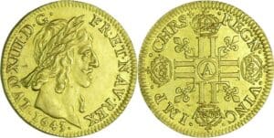 France - Louis XIII (1610-1643) - Louis d’or à la mèche courte - 1643 A (Paris)