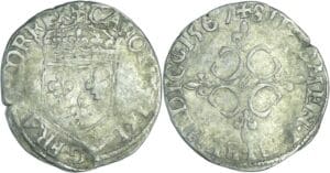 France - Charles IX (1560-1574) - Sol parisis - 1567 & (Aix)