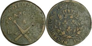 Colonies françaises - Louis XV - Sol des colonies françoises 1767 (Guadeloupe)