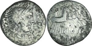 Curtia - Denier (116 - 115 av. J.-C.)