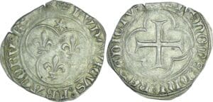 France - Louis XI (1461-1483) - Blanc au soleil (2 novembre 1475) - Tours
