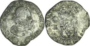 France - Henri III (1574-1589) - Teston - 3ème type - 1575 F (Angers)