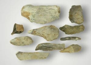 Néolithique - Martincourt (60 Oise) - Lot de 10 silex