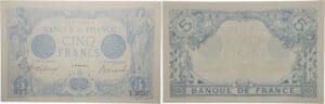 France - 5 francs (Bleu) Type 1905 - 27/11/1915