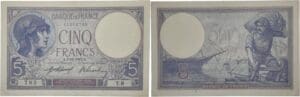 France - 5 francs (Violet) Type 1917 - 03/12/1917
