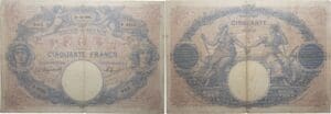 France - 50 francs (Bleu et Rose) Type 1889 - 24/10/1905
