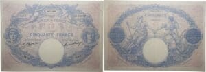 France - 50 francs (Bleu et Rose) Type 1889 - 06/07/1926