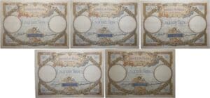 France - 50 francs (O. Merson) Type 1927 modifié - Lot de 5 billets