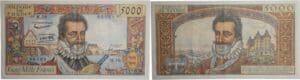 France - 5000 francs (Henri IV) Type 1957 - 06/06/1957