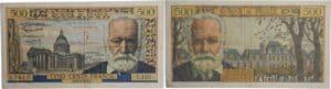France - 5 NF sur 500 francs (V. Hugo) Type 1953 - 07/02/1957