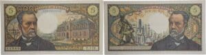 France - 5 francs (Pasteur) Type 1966 - 08/01/1970