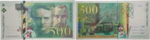 France - 500 francs (P & M Curie) Type 1993 - 1995