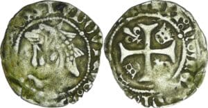 France - Louis XI (1461-1483) - Liard au dauphin - Montpellier