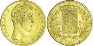 France - Charles X (1824-1830) - 20 francs 1825 A (Paris)
